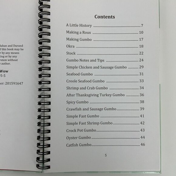Gumbo From How To Wow Spiral Bound Cookbook By Deanie Comeaux Bahan 2015 Spiral - Picture 5 of 10
